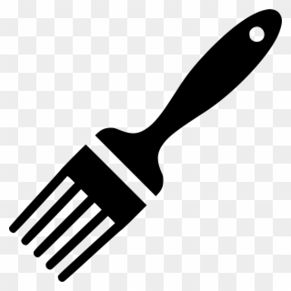 Pastry Brush Cooking Svg - Pastry Brush Png Black And White Clipart