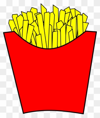French Fries Clipart Mcdonalds - French Fries Png Cartoon Transparent Png
