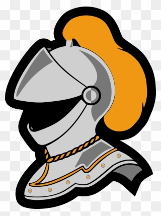 Simple Knight Helmet Clip Art - Middletown Knights - Png Download