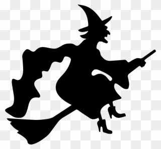 Bad Witches, Akin To The Wicked Witch Of The West And - Witch On A Broom Clipart