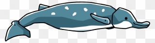 Blue Whale Clipart Scribblenauts - Png Download