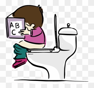 Clipart Bathroom Potty Accident - Accident In Bathroom Clipart - Png Download