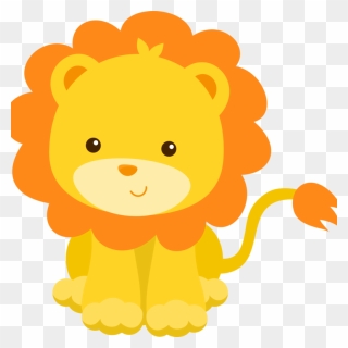 Cartoon Lion Clipart Lion Clipart Cute Borders Vectors - Transparent Background Baby Lion Clipart - Png Download