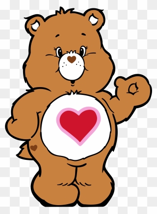 Tenderheart Care Bear Brown Clipart