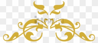 Free Png Gold Swirl Design Png Png Image With Transparent - Black And White Border Design Png Clipart