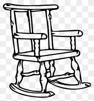 Cartoon Rocking Chair Drawing Clipart
