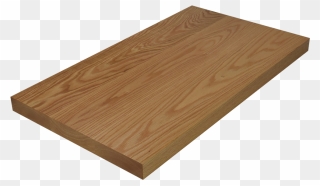 Red Oak Wide Plank Countertop - Oak Plank Clipart