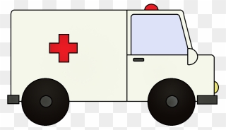 Clipart Ambulance Icon Image - Ambulance No Background Cartoon - Png Download