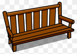 Wood Bench Sprite - Bench Clipart