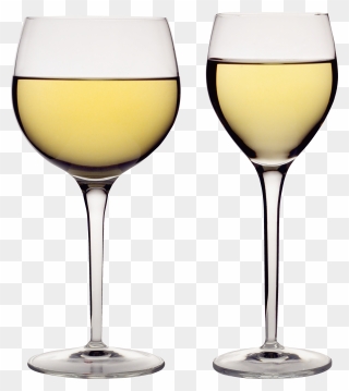 White Wine Champagne Wine Glass Cocktail - Transparent Background Png Pics Wine Glasses Clipart