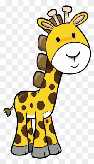 Cartoon Giraffe Clipart - Png Download