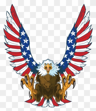 American Bald Eagle Clipart , Png Download - Aguila De Estados Unidos Transparent Png