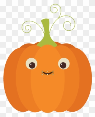 Cute Pumpkin Png File - Small Pumpkin Clip Art Transparent Png
