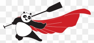 Windy Pandas Clipart