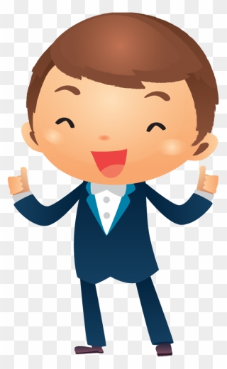 Person With Thumbs Up Clipart Clip Transparent Download - People Thinking Cartoon Png