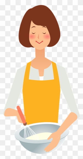 Woman Cooking Clipart - Cooking - Png Download