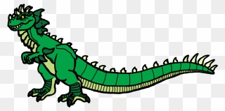 Crocodile Clipart Atomic Theory - Illustration - Png Download