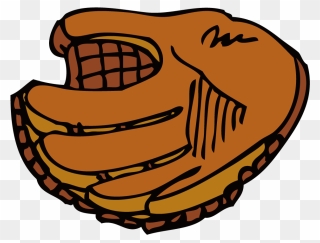 Baseball Glove Clip Art - Old Baseball Glove Cartoon - Png Download