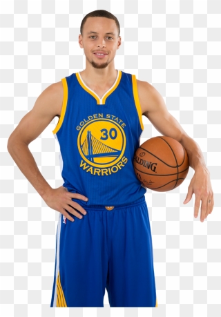Stephen Curry Holding A Basketball Clipart