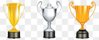 Gold Silver Bronze Trophy Png Clipart