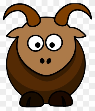 Brown Goat Clipart - Png Download