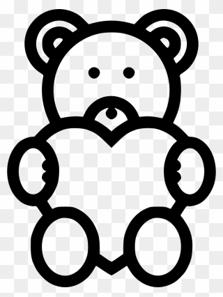 Teddy Bear - Circle Clipart
