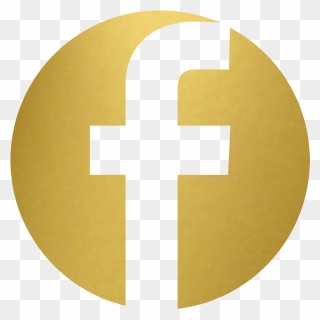 Logo Gold Facebook, Inc - Gold Facebook Logo Png Clipart