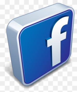 3d Logo Facebook Clipart Png - 3d Facebook Image Download Transparent Png