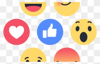 Facebook Like Buttons Png , Png Download - Emoji Facebook Clipart