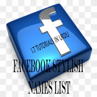 New Facebook Stylish Names List By I - Cross Clipart