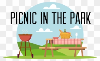 Bench Clipart Park Activity - Picnic In The Park Clip Art - Png Download
