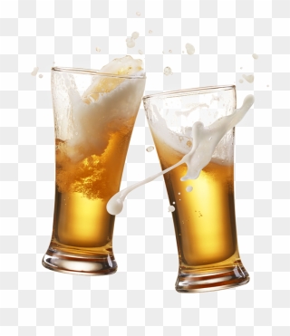 Transparent Beer Cheers Clipart Black And White - Beer Cheers Png