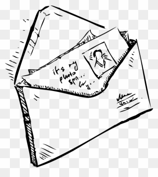 Envelope De Carta Desenho Clipart