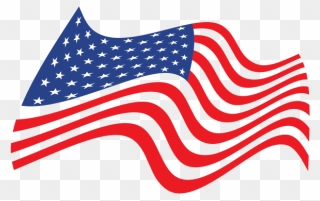 Waving Flag Of The United States Of America - Flag Of The United States Clipart