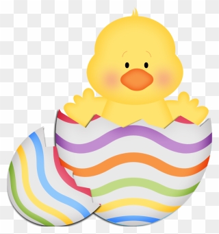 Chick In Egg Easter Images Clip Art, Easter Bunny, - Clip Art Easter Chick - Png Download