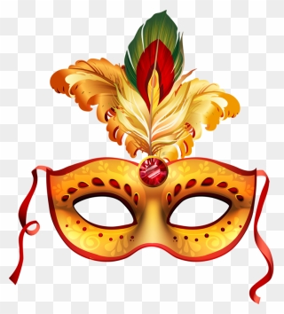 Rio De Janeiro Carnival Brazil Masks Clipart