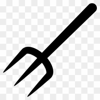 This Icon Is Has Three Sharp Parallel Points At The - Pitchfork Icon Clipart