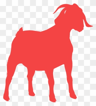 Boer Goat Silouhette Clipart