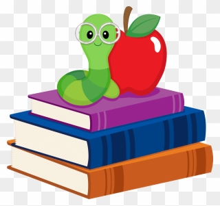 #bookworm #books #teachers #teacherappreciationweek - Objetos Escolares Png Clipart