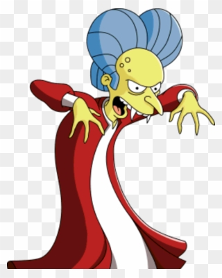 Deceased - Simpsons Dracula Clipart