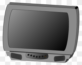 Small Flat Panel Lcd Television Svg Clip Arts - Television Set - Png Download