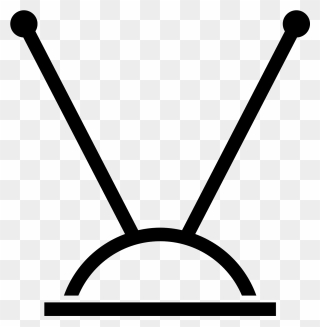 Antenna Clipart Cartoon Tv - Tv Antenna Icon Png Transparent Png