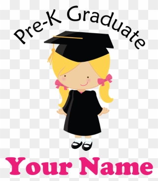 Personalized T Shirt By - Boy Graduates Pre K Clipart - Png Download