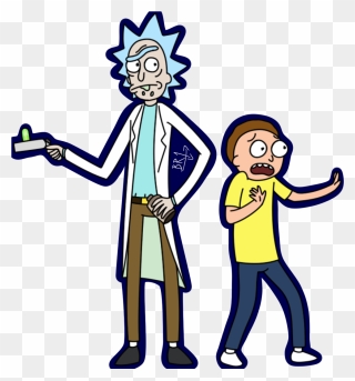 Download Rick And Morty Clipart White Background - Rick And Mirty Clipart - Png Download