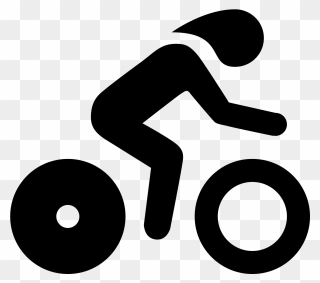 Cyclist Icon Download Png And Vector - Iconos De Deporte Png Clipart