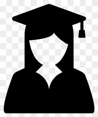 Student Graduation Ceremony Graduate University Postgraduate - Student Graduation Icon Clipart