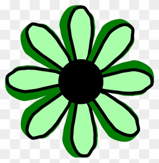 Green Flower Svg Clip Arts - Animated Green Flower Png Transparent Png