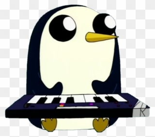 #cute #penguin #piano #keyboard #pinguin #animal - Gunter Adventure Time Clipart