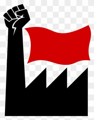 Plant With Flag And Fist - Socialism Clipart - Png Download