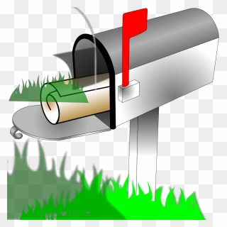 Blue Clear Mailbox Svg Clip Arts - Grass - Png Download